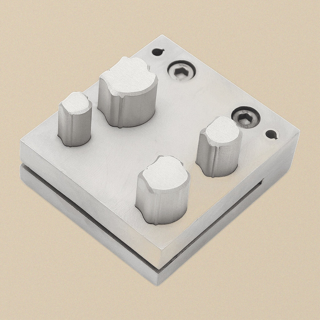 Cloud Steel Disc Cutter Set, 4 Punches, 10-20 mm, Jewellery Making Tool