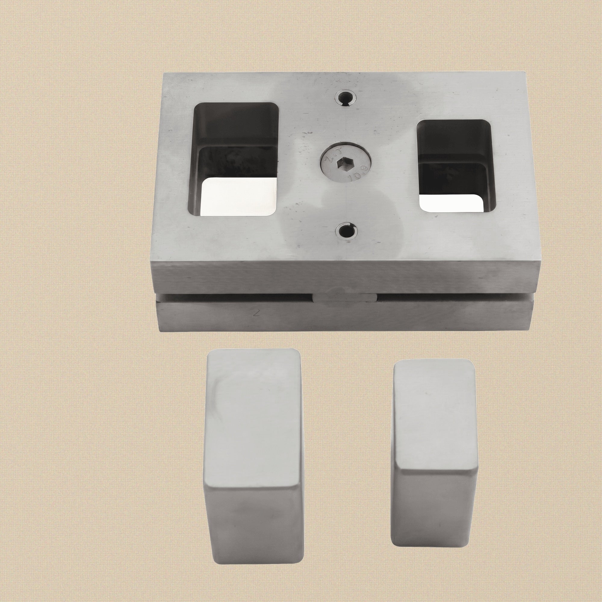 Rounded Rectangle Steel Disc Cutter Set, 2 Punches, 22-43 mm, Jewellery Making Tool | Bench Tools | Toolsmith Ltd UK