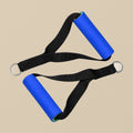 Tricep Rope Cable Attachment Handles, Blue Foam Grip, Pair, for Gym & Resistance Training