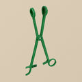 Plastic Sponge Forceps Clamp, Green, Slide-Lock, Multipurpose Surgical & Piercing Tweezers