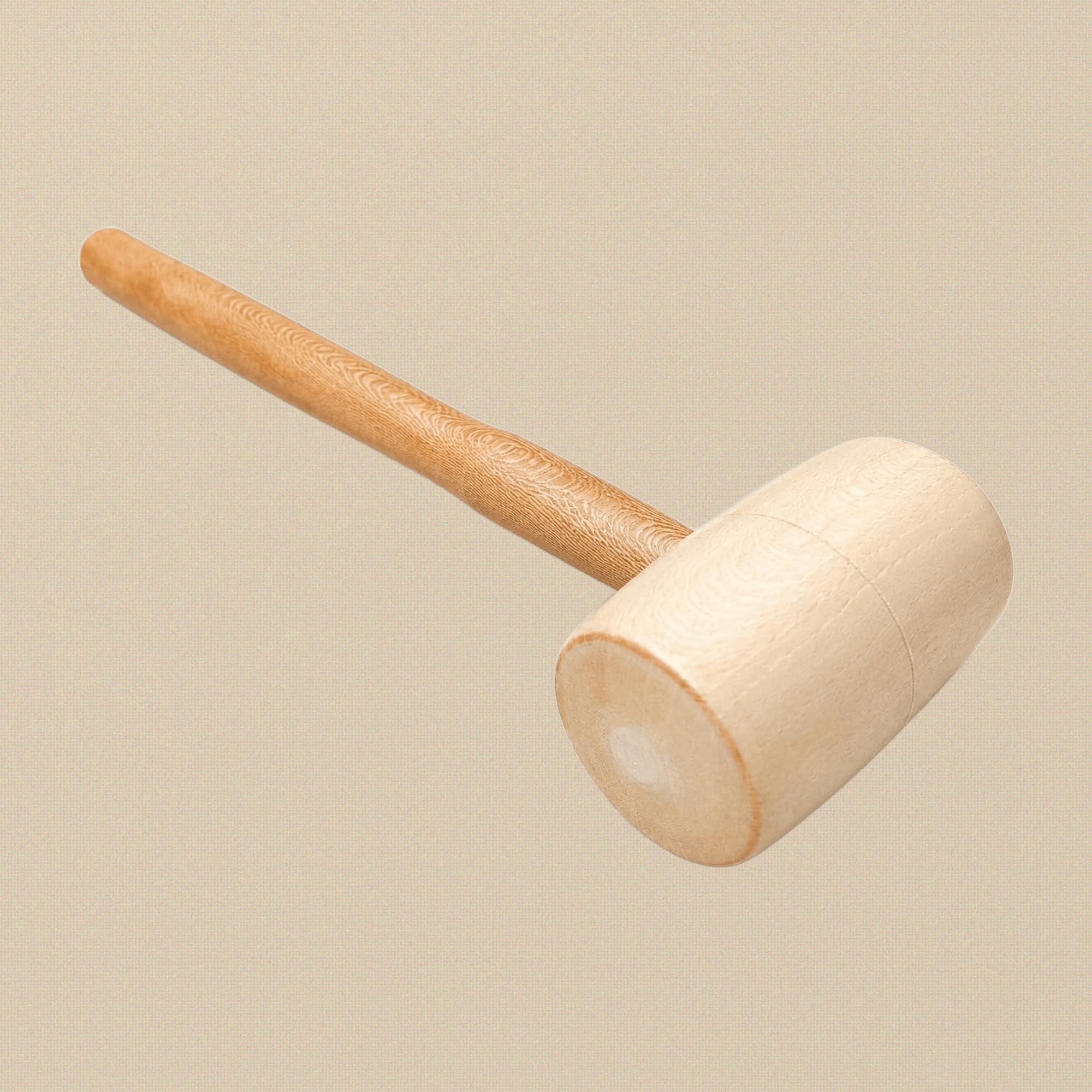 Wooden Mallet, German-Style, Turned Hardwood Head, 40 x 70 mm, for Jewellery & Forming