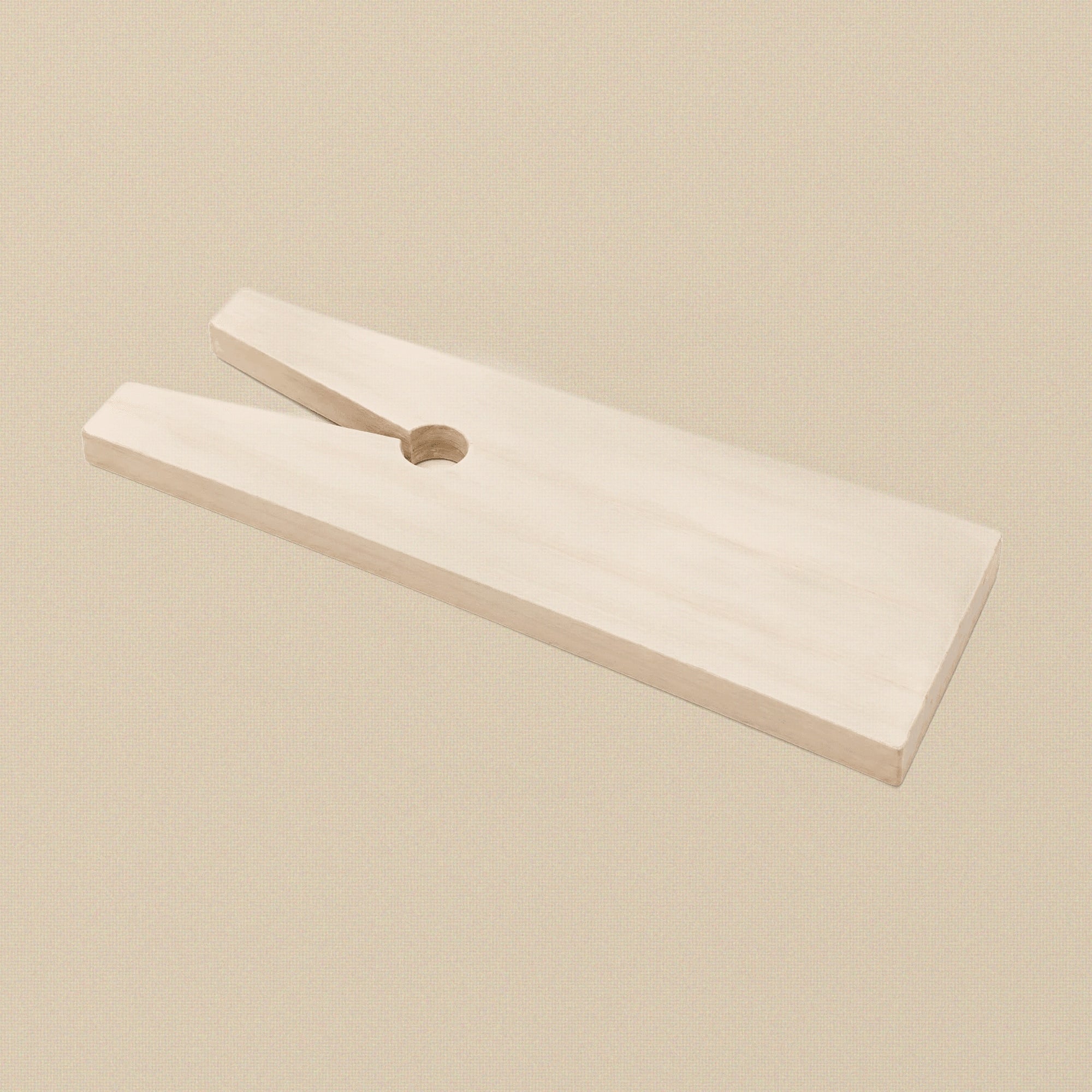 Hardwood Bench Pin with V-Slot, Spare, 6″ x 2.5″, for Jewellery & Watchmaking
