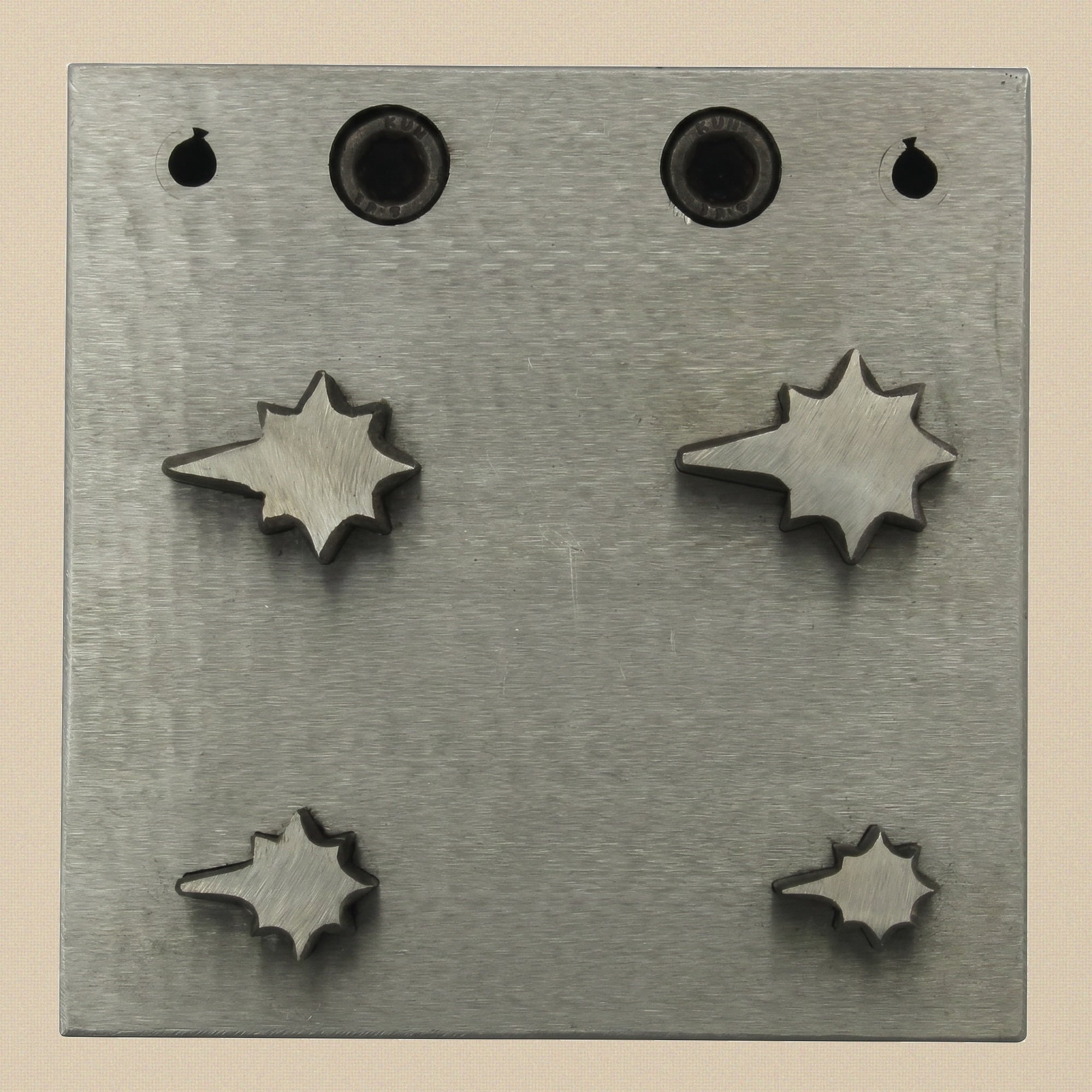 Sparkle Star Steel Disc Cutter Set, 4 Punches, 10-24 mm, Jewellery Making Tool | Disc Cutter Set | Toolsmith Ltd UK