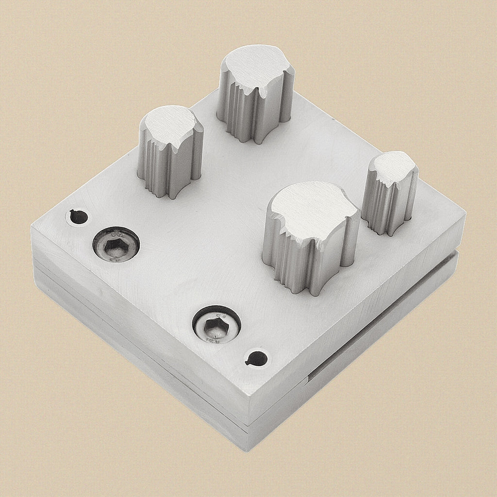 Cloud Steel Disc Cutter Set, 4 Punches, 10-20 mm, Jewellery Making Tool
