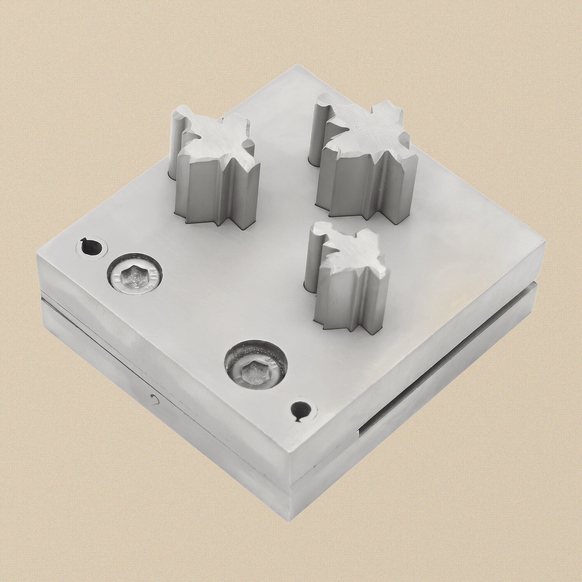 Maple Leaf Steel Disc Cutter Set, 3 Punches, 13-25 mm, Jewellery Making Tool | Disc Cutter Set | Toolsmith Ltd UK