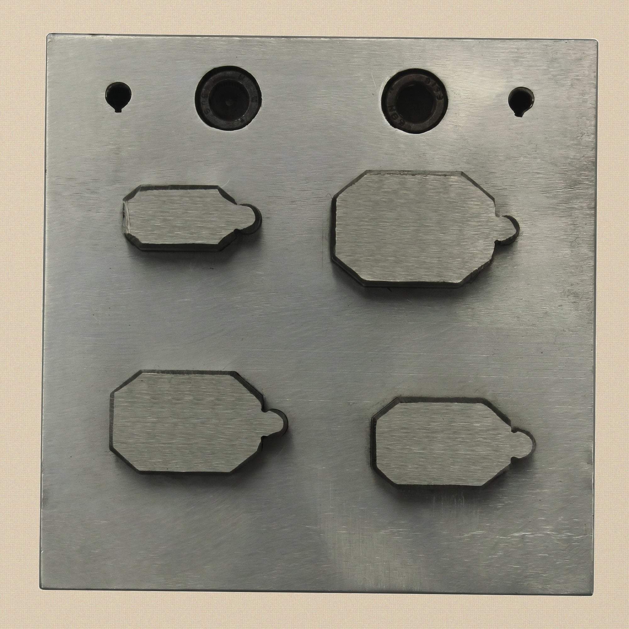 Emerald Cut Steel Disc Cutter Set, 4 Punches, 9-29 mm, Jewellery Making Tool | Disc Cutter Set | Toolsmith Ltd UK