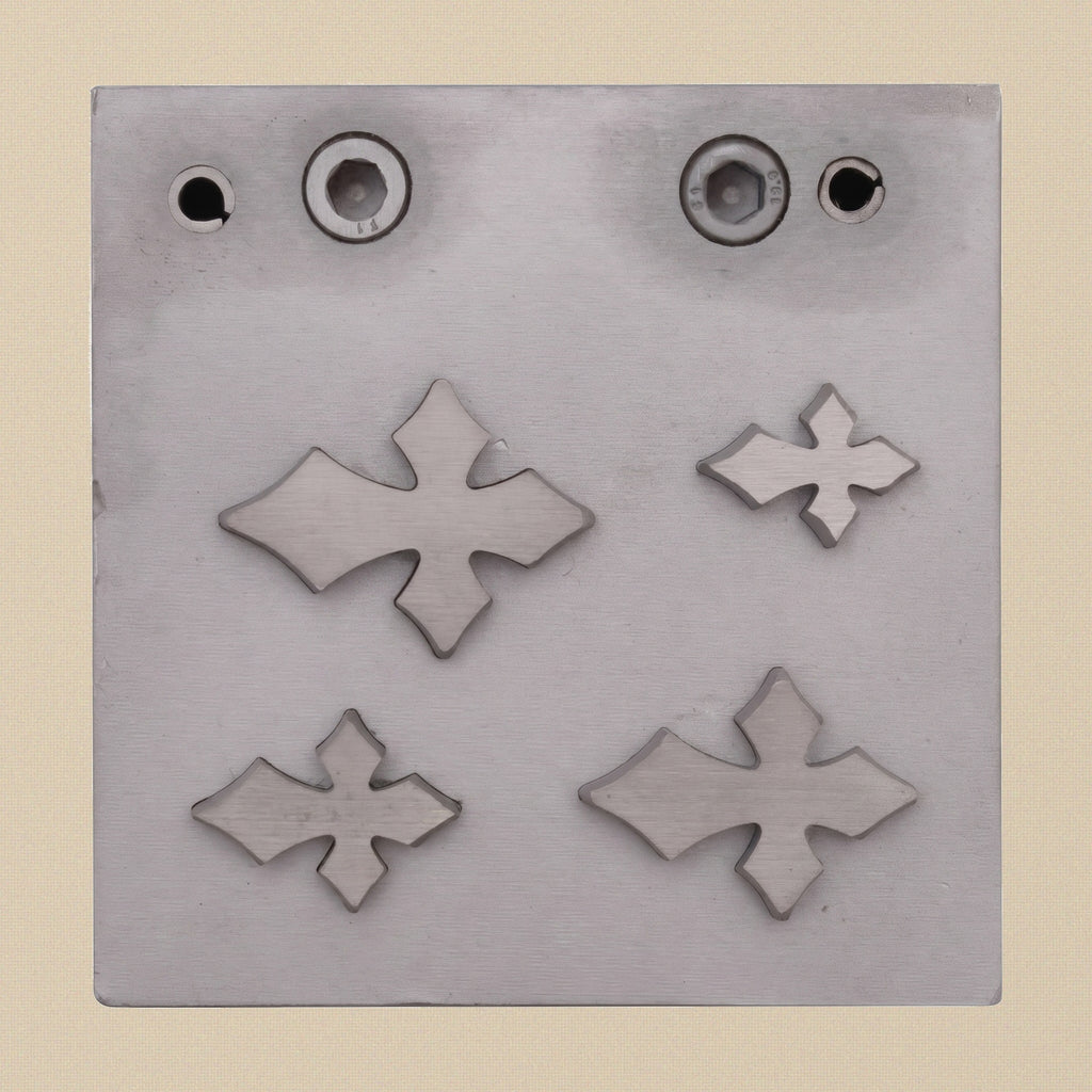 Gothic Cross Steel Disc Cutter Set, 4 Punches, 15-35 mm, Jewellery Making Tool | Bench Tools | Toolsmith Ltd UK