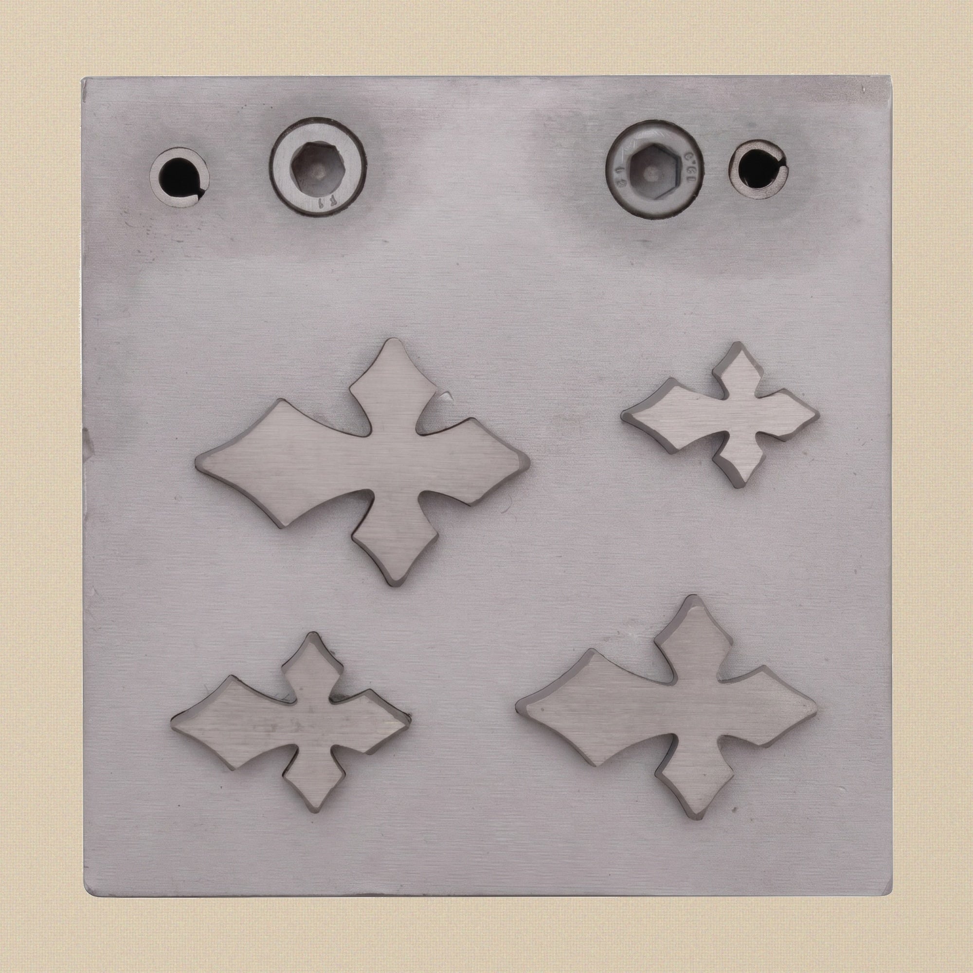 Gothic Cross Steel Disc Cutter Set, 4 Punches, 15-35 mm, Jewellery Making Tool | Bench Tools | Toolsmith Ltd UK
