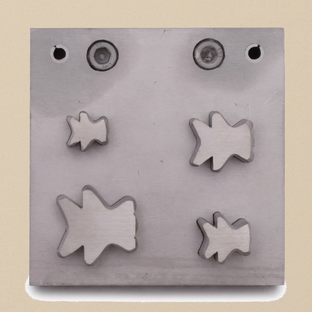 Teddy Bear Steel Disc Cutter Set, 4 Punches, 12-26 mm, Jewellery Making Tool | Disc Cutter Set | Toolsmith Ltd UK