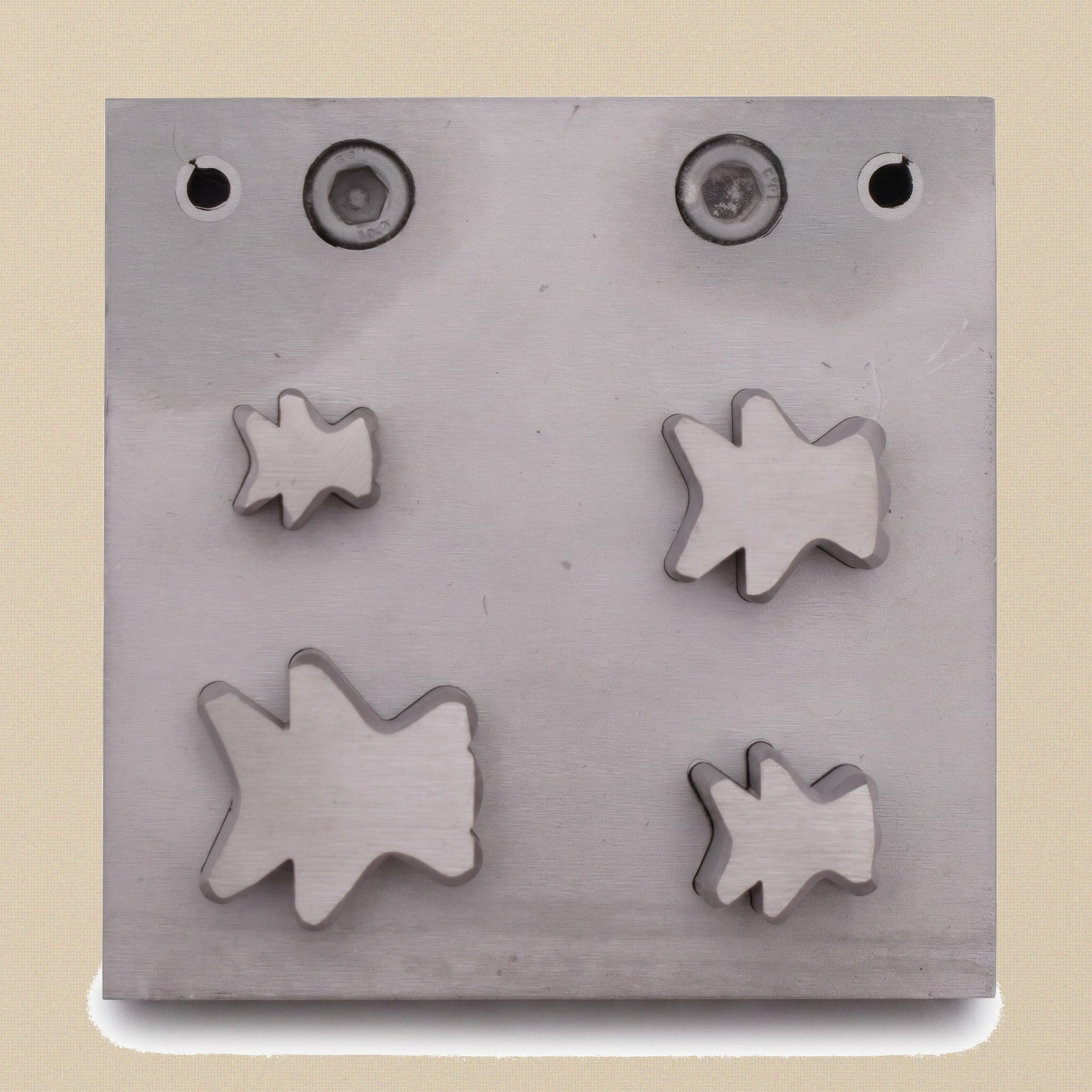 Teddy Bear Steel Disc Cutter Set, 4 Punches, 12-26 mm, Jewellery Making Tool | Disc Cutter Set | Toolsmith Ltd UK