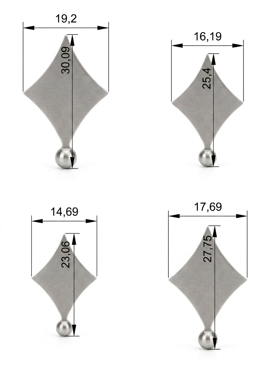 Kite Steel Disc Cutter Set, 4 Punches, 14-31 mm, Jewellery Making Tool | Bench Tools | Toolsmith Ltd UK