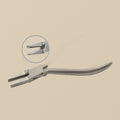 Half Round & Flat Nose Pliers, Polished Stainless Steel, 5.5 Inch, for Jewellery Making, Wire Forming & Beading | Jewellery Making Tools | Toolsmith Ltd UK