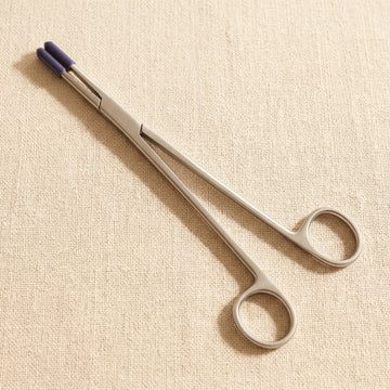 Steamostats Forceps Tweezers, Stainless Steel, 8" Length, Non-Locking, PVC Tips, Steam and Ultrasonic Cleaning, Jewellery Tool | Surgical Instruments | Toolsmith Ltd UK