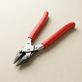 PVC Handles Parallel Action Serrated Chain Nose Pliers, 20 cm Length | Jewellery Making Tools | Toolsmith Ltd UK