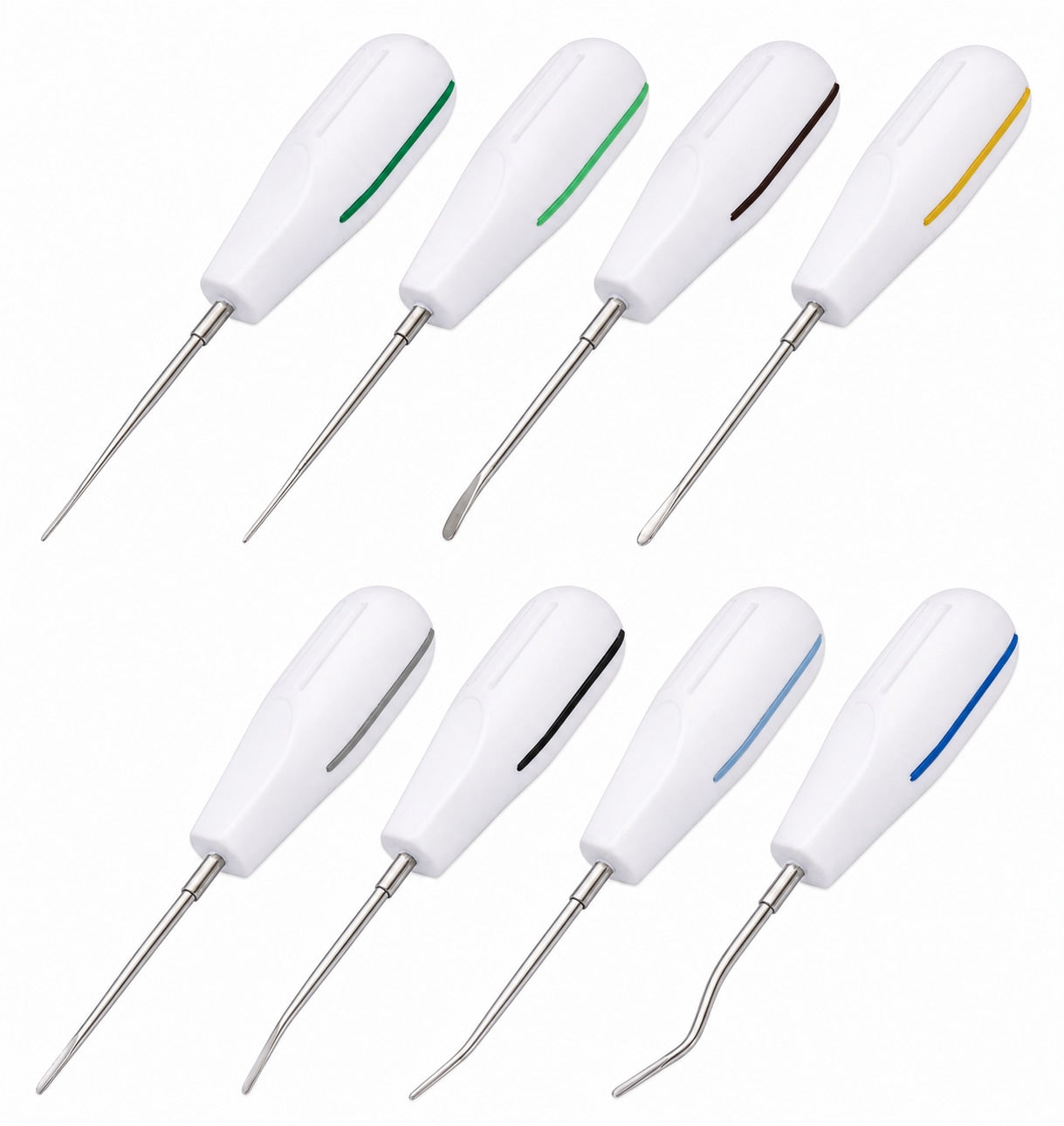 Precision Elevator & Lever Set, 8-Piece Surgical Steel, in Faux Leather Case | Surgical Instruments | Toolsmith Ltd UK
