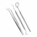 3-Piece Stainless Steel Inspection Set with Probe, Tweezers & Mirror in Pouch | Inspection Tool Set | Toolsmith Ltd UK