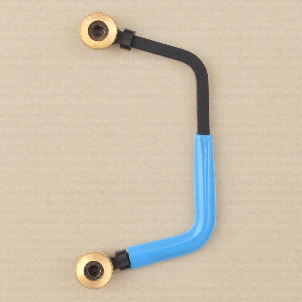 Miniature Jewellers Saw Frame, Blue and Black, 38 x 32 mm Frame with Brass Thumb Nuts, for Fine Piercing Work | Jewellery Making Tools | Toolsmith Ltd UK