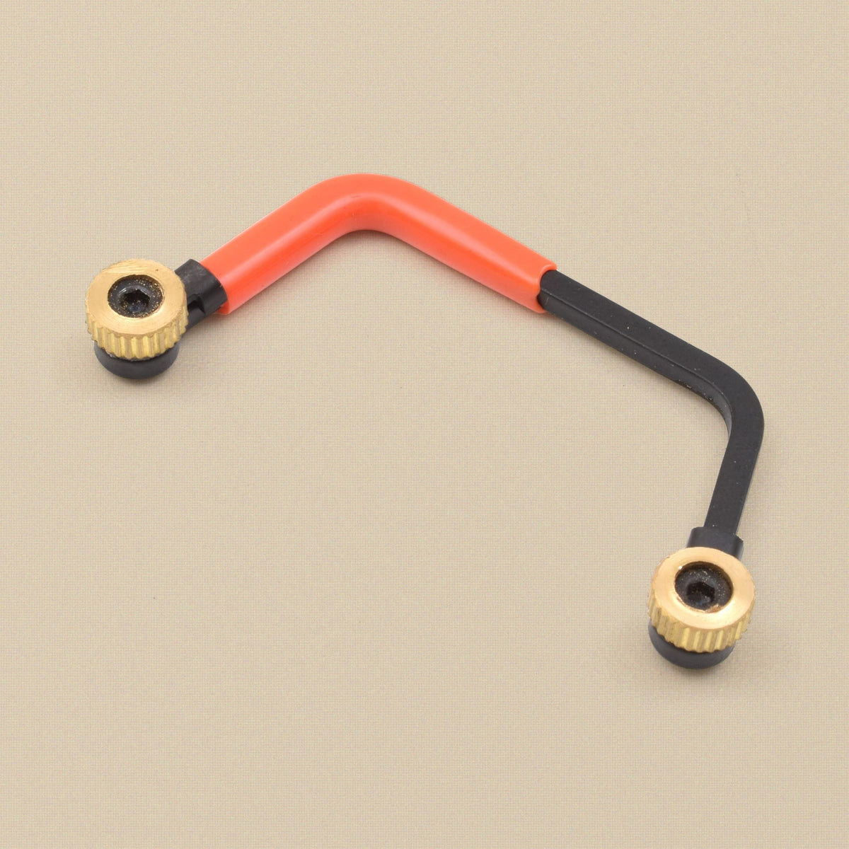 Miniature Jewellers Saw Frame, Orange and Black, 38 x 32 mm Frame with Brass Thumb Nuts, for Fine Piercing Work | Jewellery Making Tools | Toolsmith Ltd UK