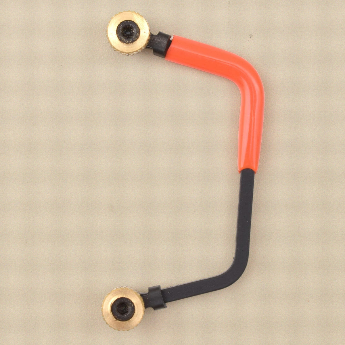Miniature Jewellers Saw Frame, Orange and Black, 38 x 32 mm Frame with Brass Thumb Nuts, for Fine Piercing Work | Jewellery Making Tools | Toolsmith Ltd UK