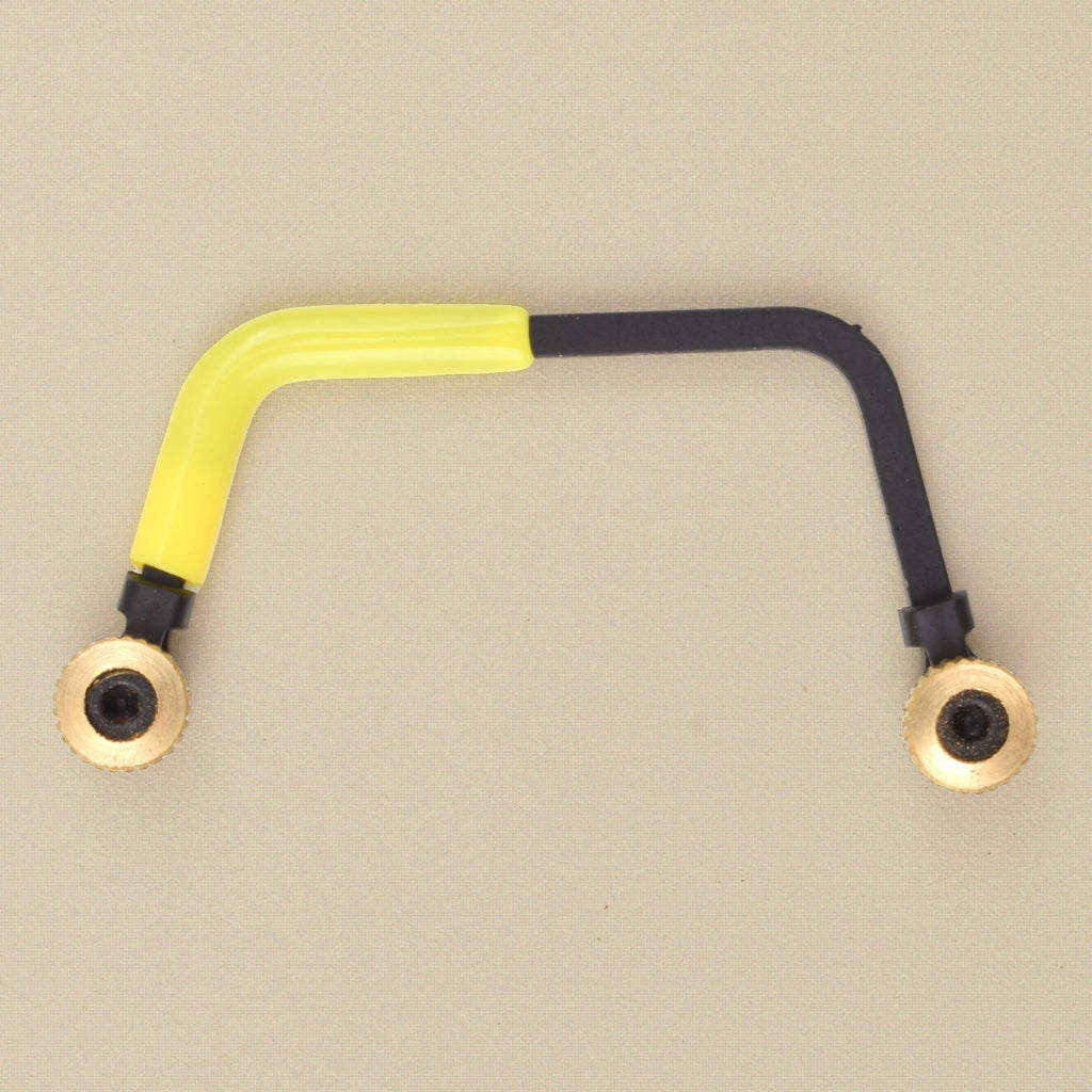 Miniature Jewellers Saw Frame, Yellow and Black, 38 x 32 mm Frame with Brass Thumb Nuts, for Fine Piercing Work | Jewellery Making Tools | Toolsmith Ltd UK