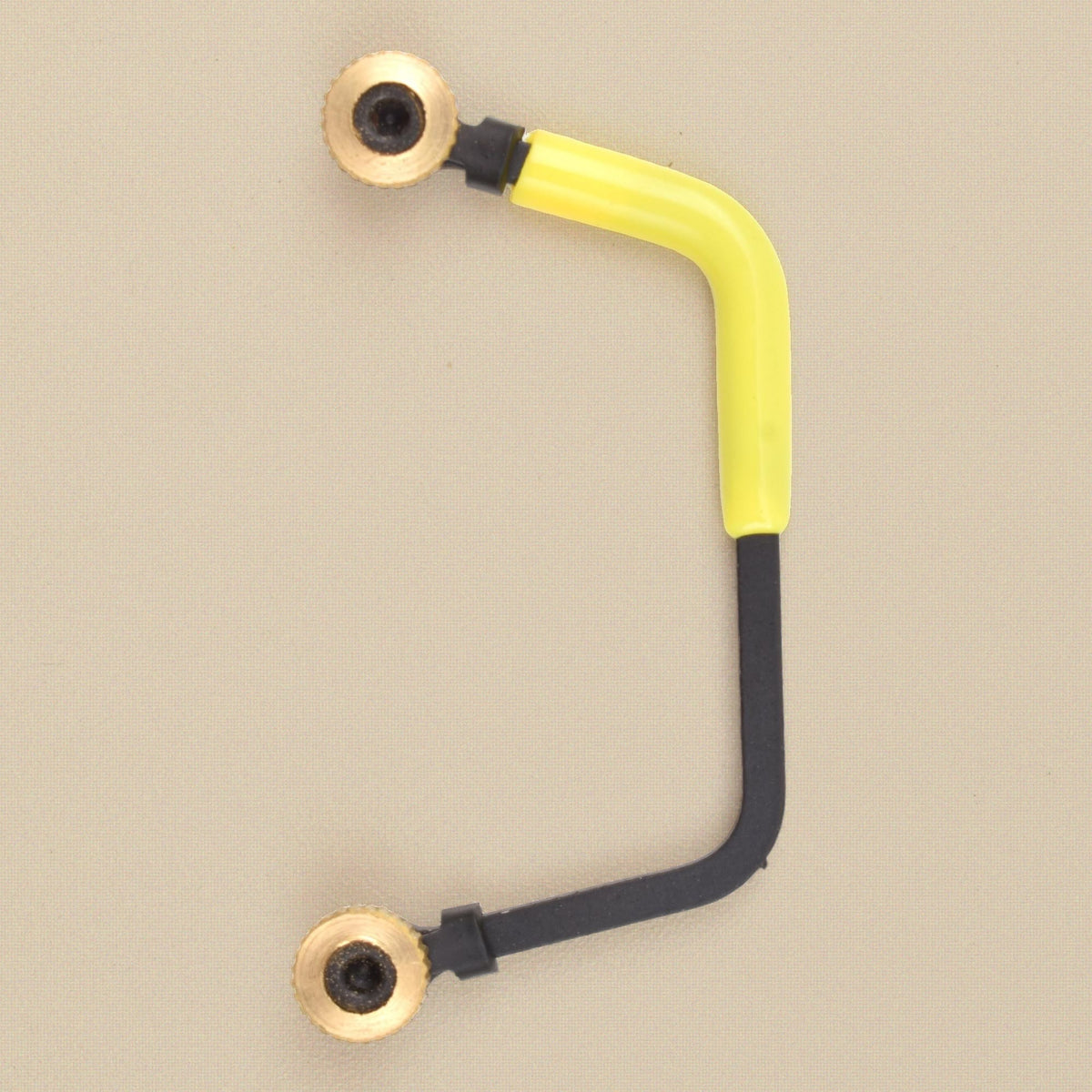 Miniature Jewellers Saw Frame, Yellow and Black, 38 x 32 mm Frame with Brass Thumb Nuts, for Fine Piercing Work | Jewellery Making Tools | Toolsmith Ltd UK
