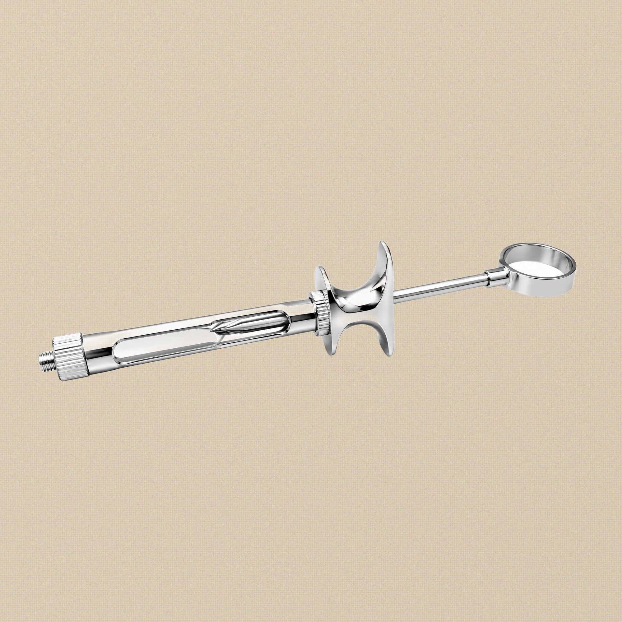 Surgical Steel Aspirating Syringe for 1.8 ml Dental Cartridges