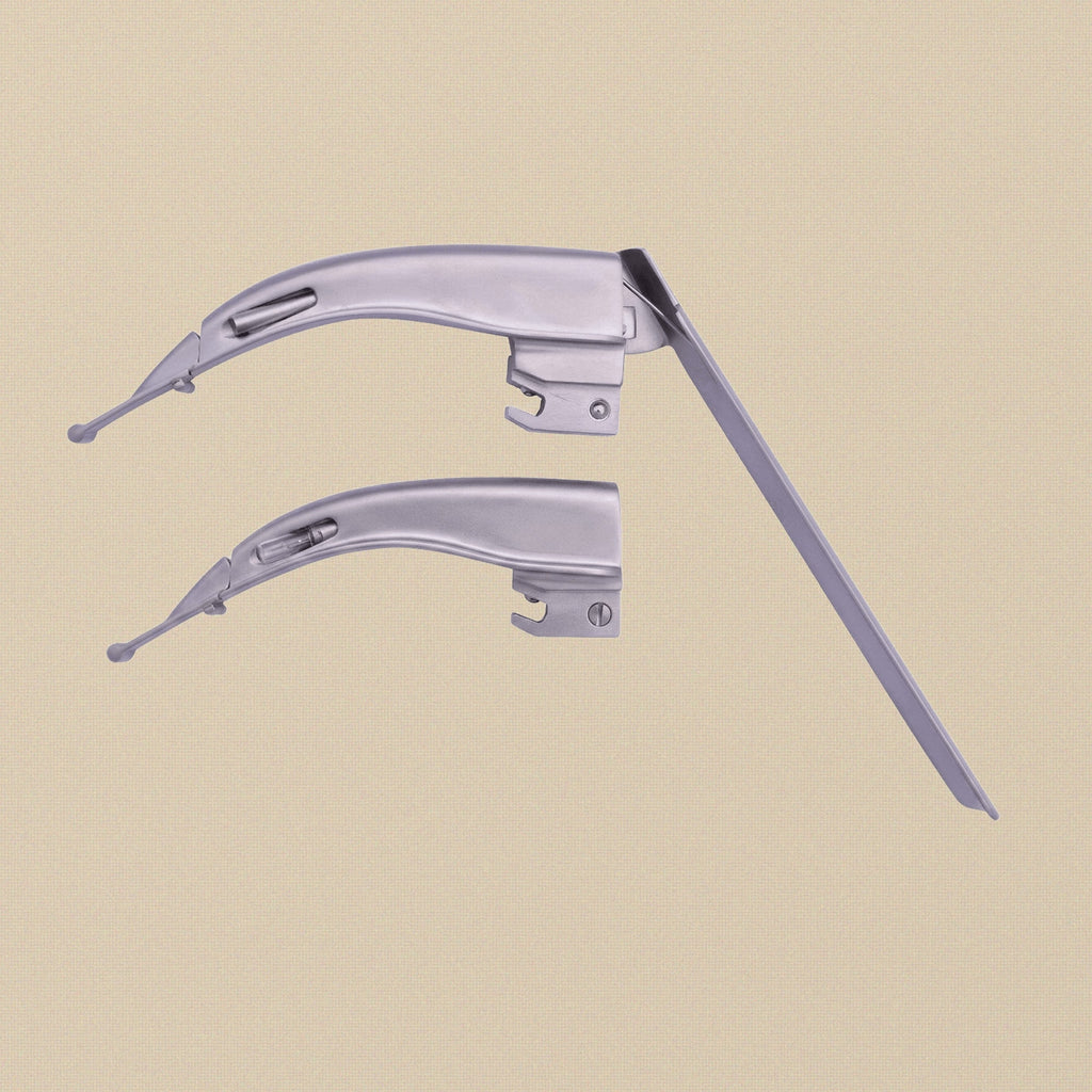 Macintosh LED Fibre-Optic Laryngoscope — Flexible Tip, Single Blade (No. 2) | Surgical Instrument | Toolsmith Ltd UK