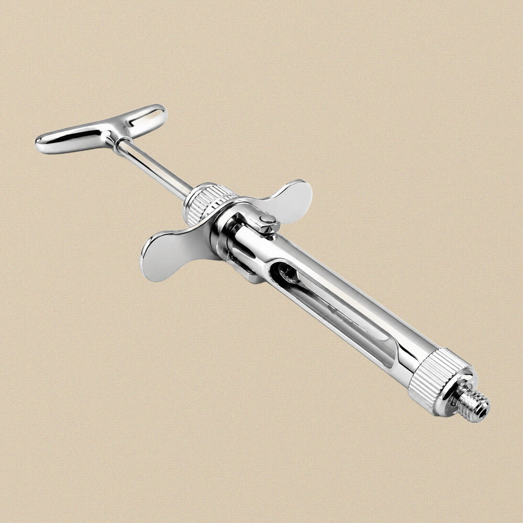 Dental Aspirating Syringe for 1.8 ml Anaesthetic Cartridges, Stainless Steel Construction