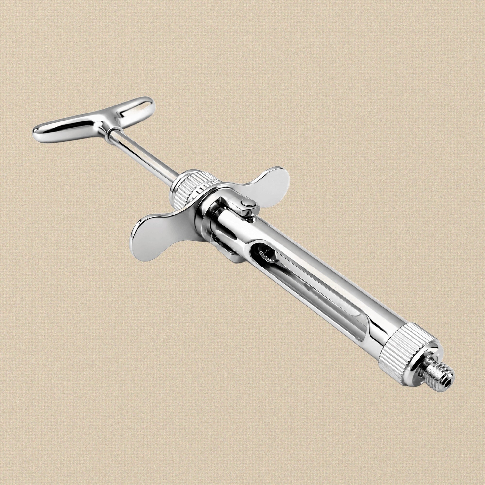 Dental Aspirating Syringe for 1.8 ml Anaesthetic Cartridges, Stainless Steel Construction