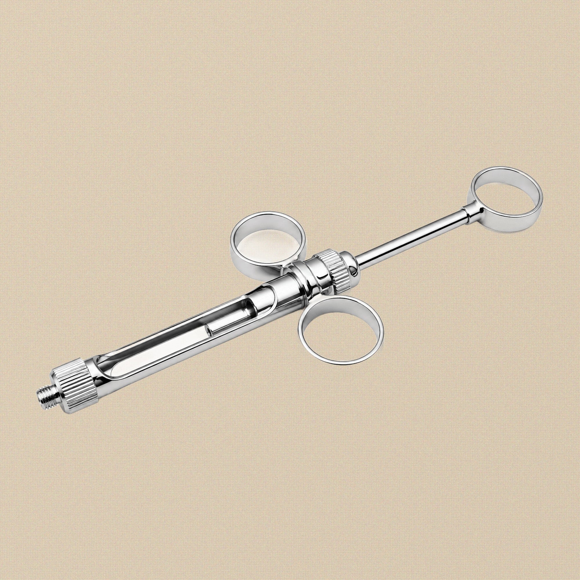 Aspirating Dental Syringe for 1.8 ml Cartridges, Surgical Stainless Steel