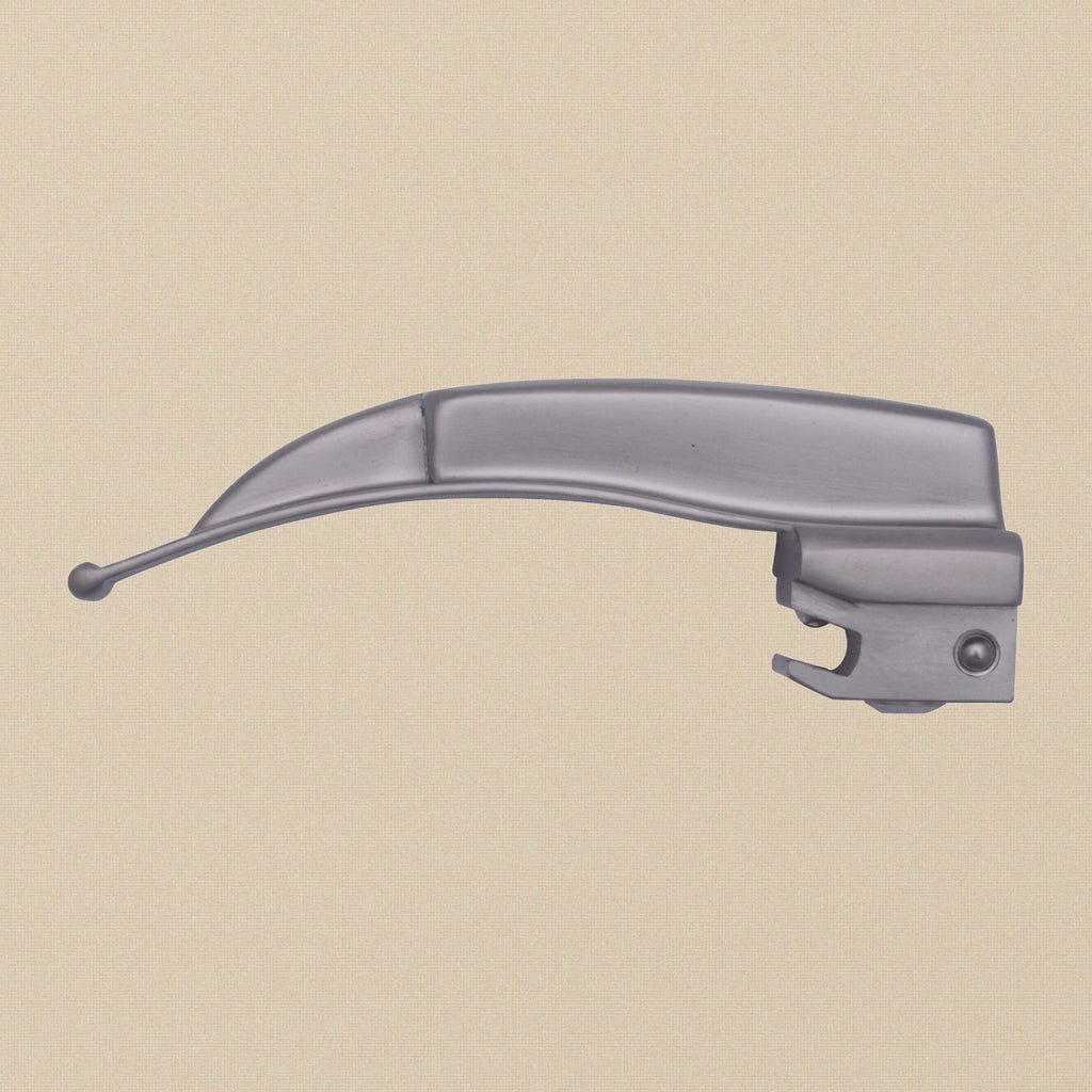 Macintosh Fibre-Optic Laryngoscope Set — 4 Curved Blades (4.5mm Bundle) | Surgical Instrument | Toolsmith Ltd UK