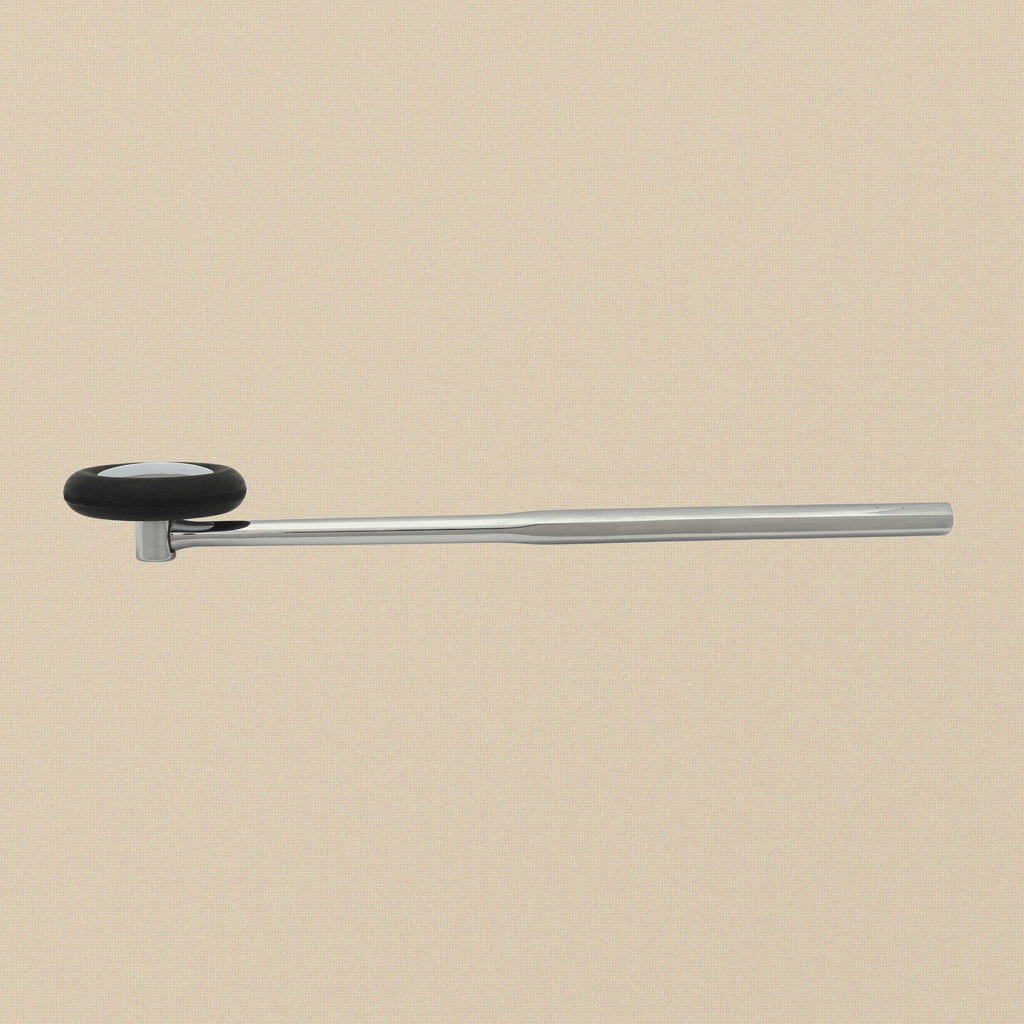 The pointed end of the Babinski hammer handle, used for sensory testing.