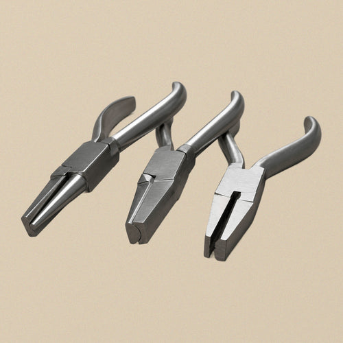 3-Piece Orthodontic Pliers Set, 14 cm, with Round, Half-Round & Concave Jaws | Orthodontic Pliers | Toolsmith Ltd UK