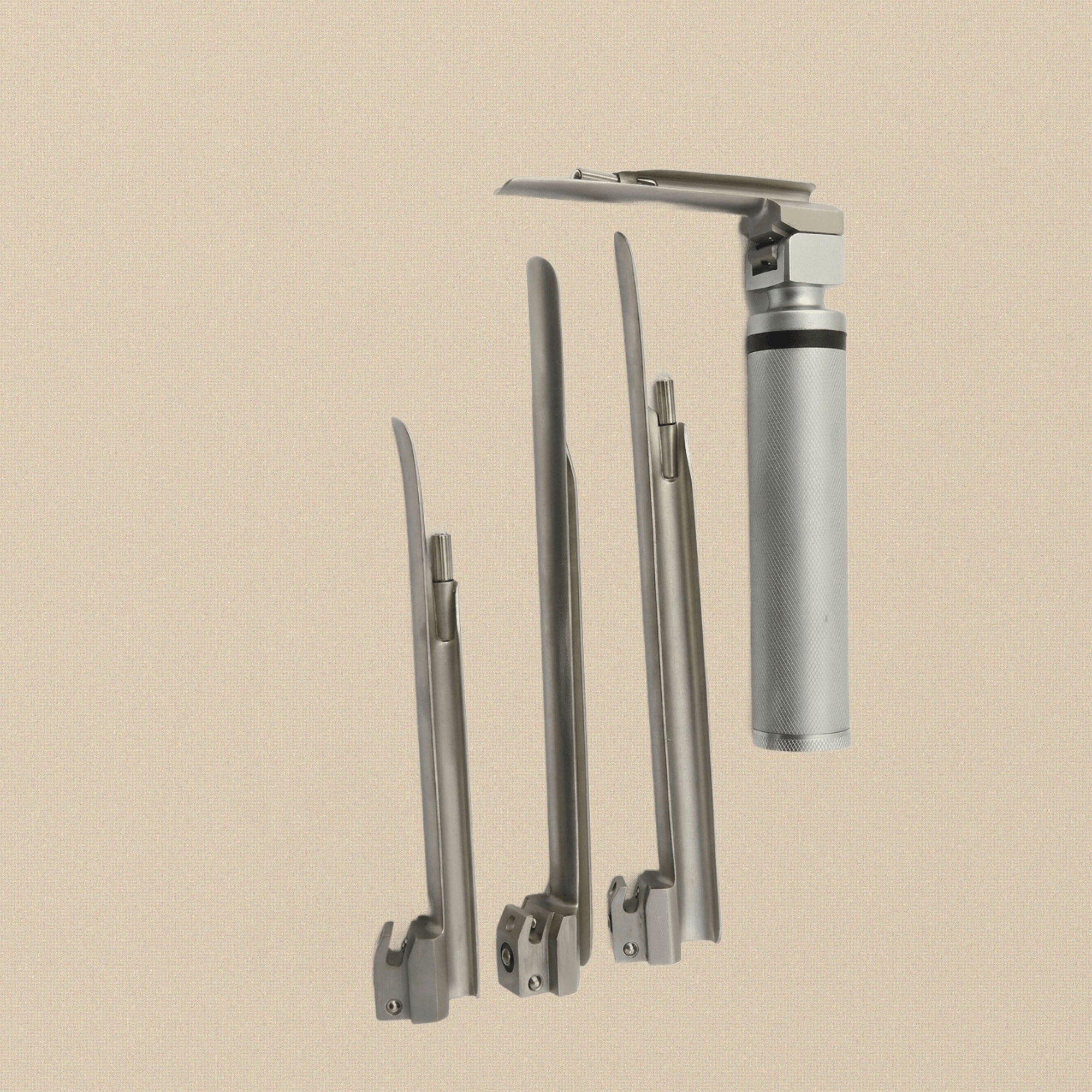 Miller Conventional Laryngoscope Set — 4 Straight Blades | Surgical Instrument | Toolsmith Ltd UK