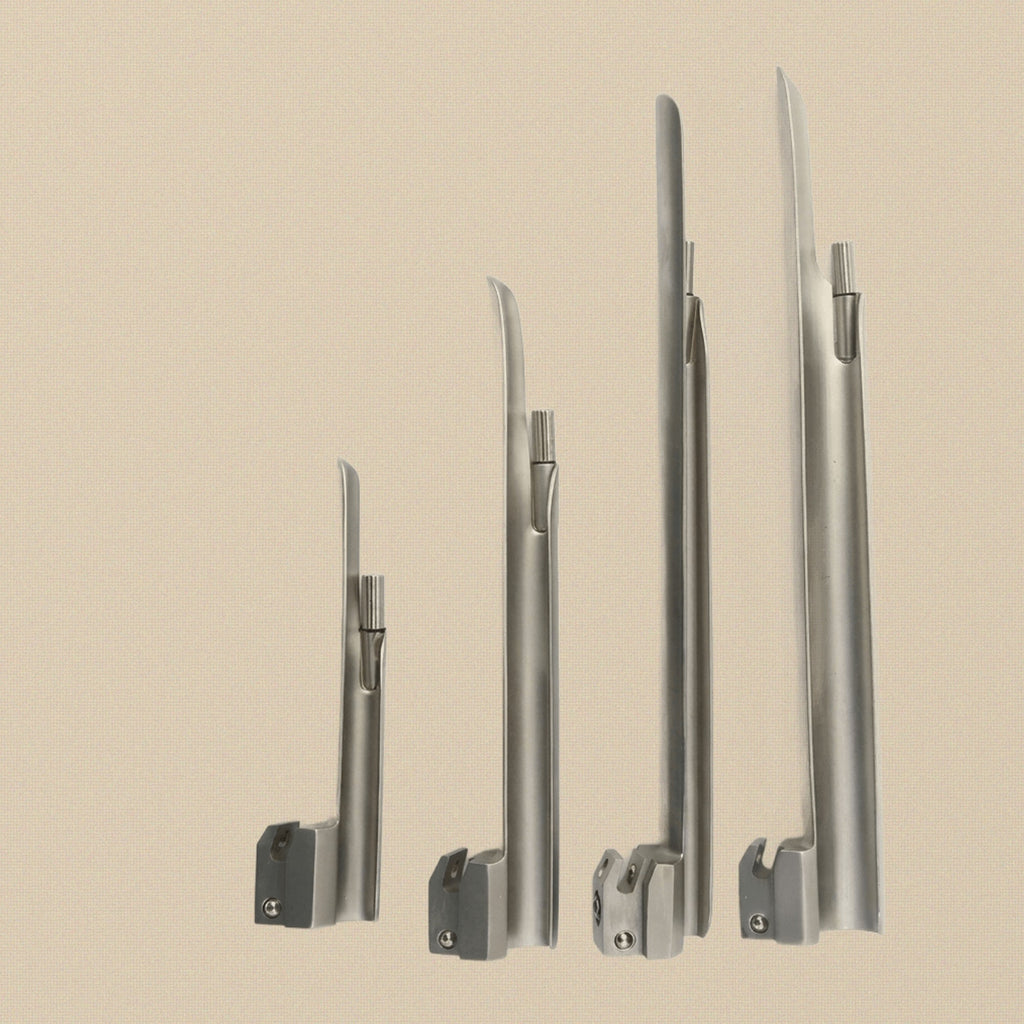 Miller Conventional Laryngoscope Set — 4 Straight Blades | Surgical Instrument | Toolsmith Ltd UK
