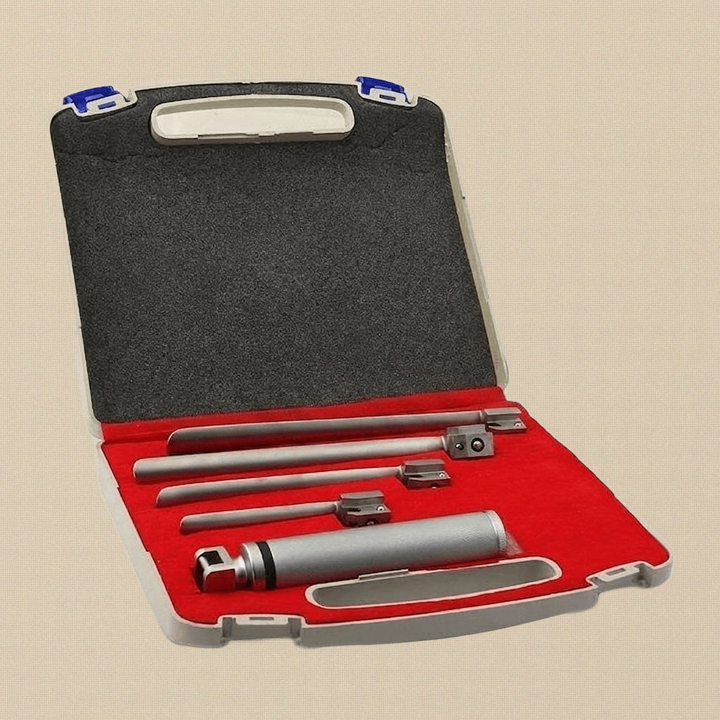 Miller Conventional Laryngoscope Set — 4 Straight Blades | Surgical Instrument | Toolsmith Ltd UK
