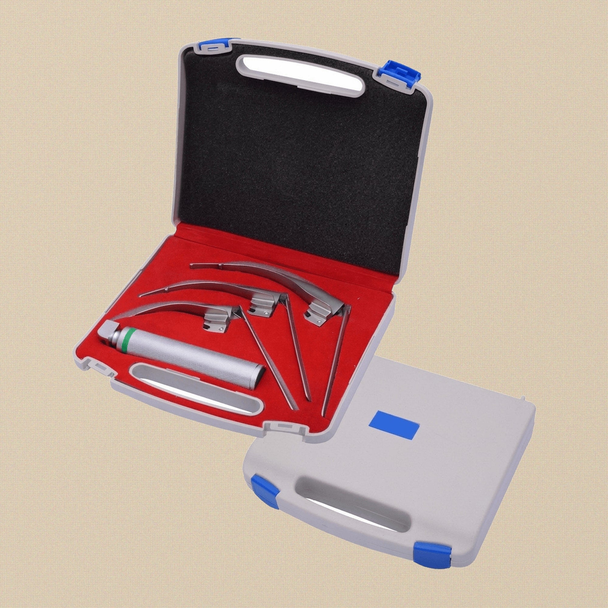 Macintosh LED Fibre-Optic Laryngoscope — Flexible Tip, 3 Blades (No. 2/3/4) | Surgical Instrument | Toolsmith Ltd UK