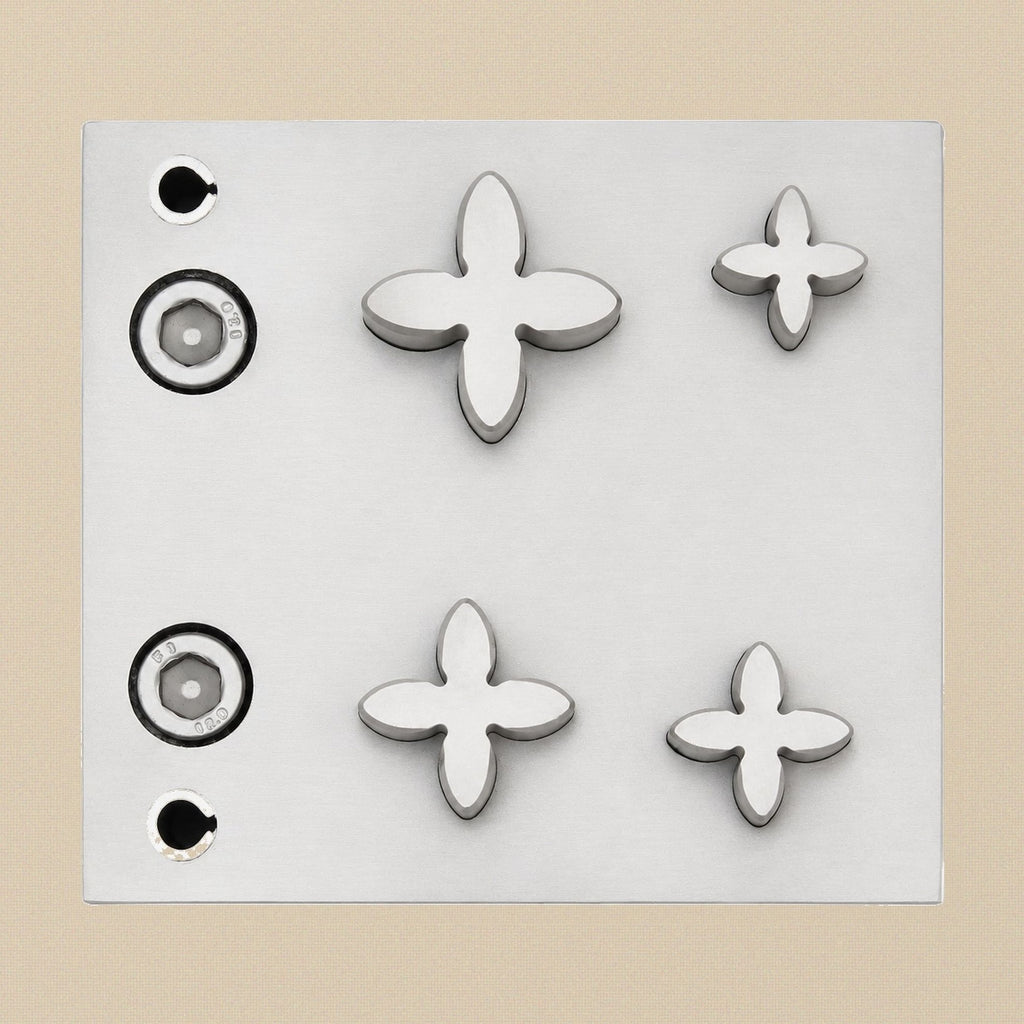 4 Petal Flower Shape, Steel Disc Cutter Set, Jewellery Forming and Stamping Blanks | Jewellery Making Tools | Toolsmith Ltd UK