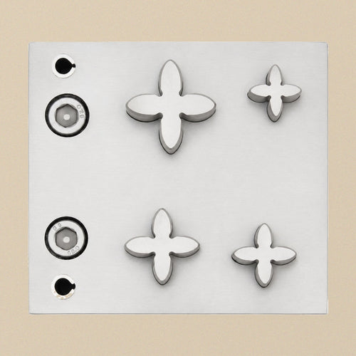 4 Petal Flower Shape, Steel Disc Cutter Set, Jewellery Forming and Stamping Blanks | Jewellery Making Tools | Toolsmith Ltd UK