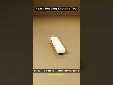 Peach Beading Knotting Tool, Professional Jewellery Knotter for Consistent Knots with Beads