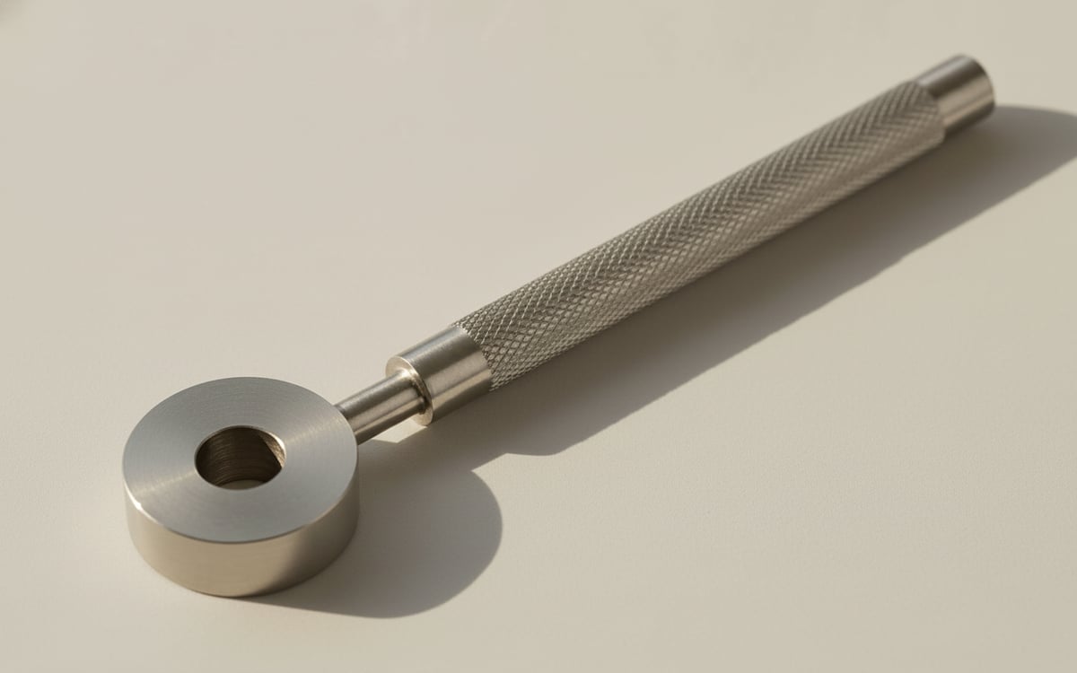 Thumb Safety Punch Stamp Holder Tool, Stainless Steel, Finger Protection, Unique Design | Jewellery Making Tools | Toolsmith Ltd UK