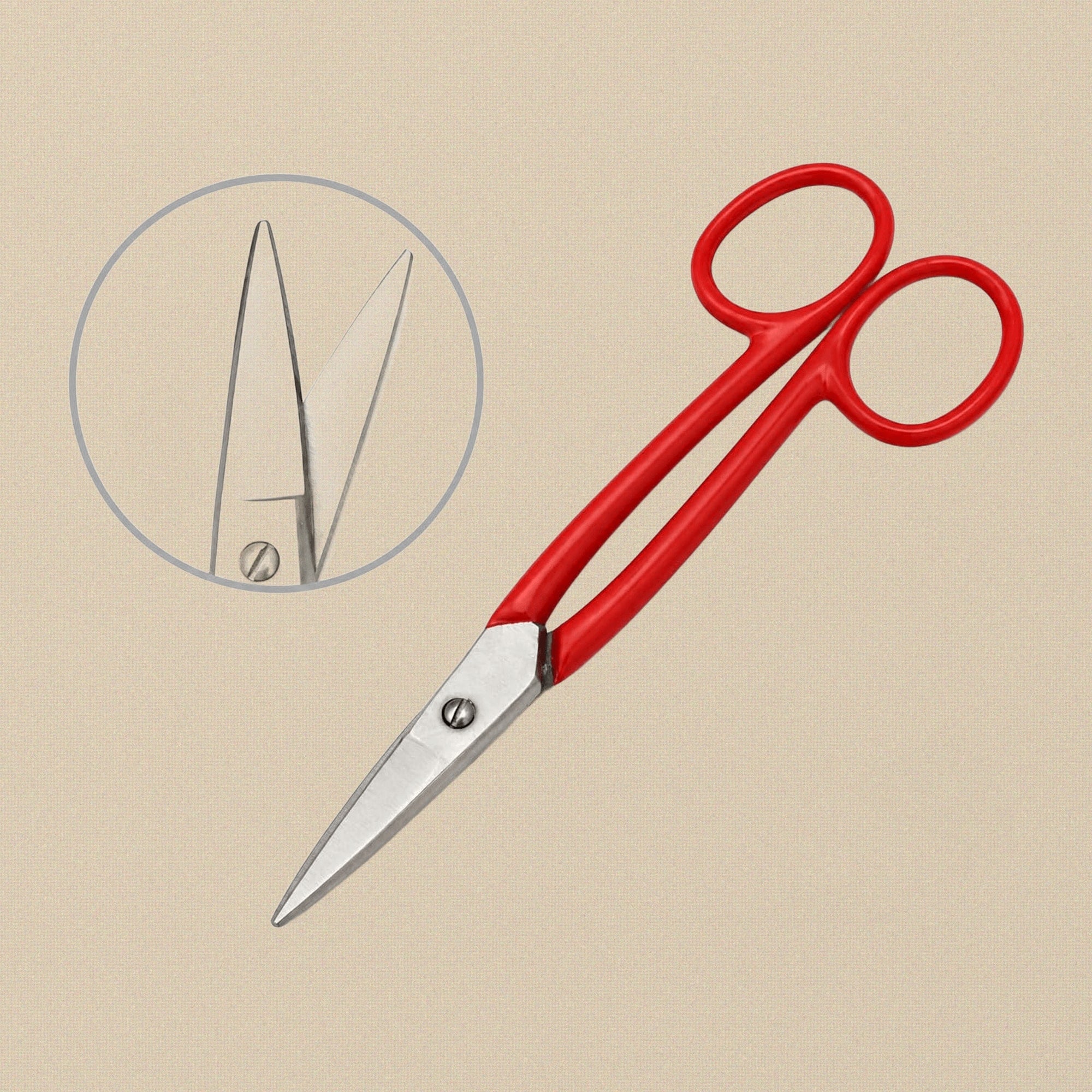 Heavy Duty Jewellers Shears, Stainless Steel, Straight Jaws, Scissor-Style | Jewellery Making Tools | Toolsmith Ltd UK