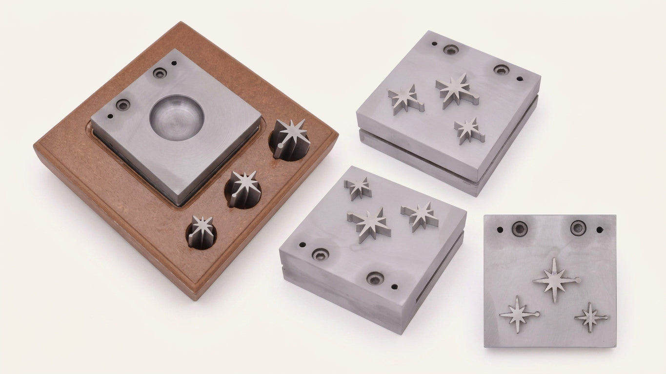 Star Sparkle Steel Disc Cutters Set, 3 Punches, Metal Sheet Jewellery Making Tools | Jewellery Making Tools | Toolsmith Ltd UK
