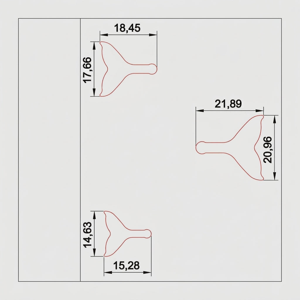 Y-Shaped Steel Disc Cutter Set, 3 Sizes, Jewellery Forming Stamping Blanks Tool | Jewellery Making Tools | Toolsmith Ltd UK