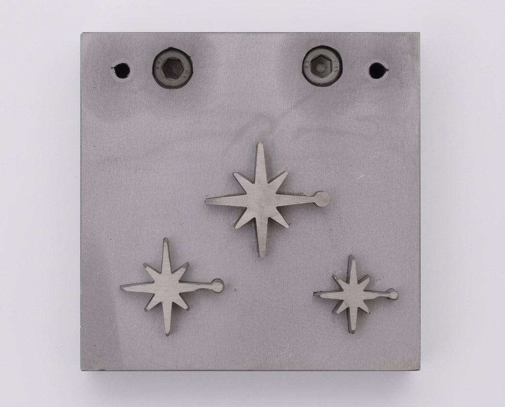 Star Sparkle Steel Disc Cutters Set, 3 Punches, Metal Sheet Jewellery Making Tools | Jewellery Making Tools | Toolsmith Ltd UK