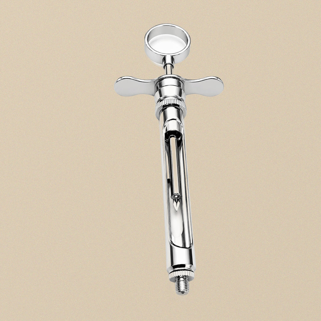 Oval Thumb-Rest Aspirating Dental Syringe for 1.8 ml Cartridges, Winged Grip | Dental Instruments | Toolsmith Ltd UK