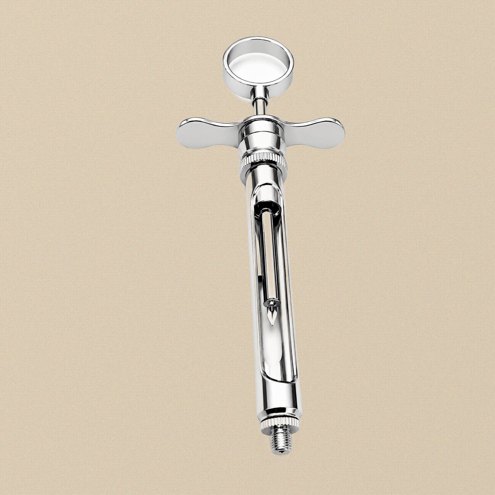 Oval Thumb-Rest Aspirating Dental Syringe for 1.8 ml Cartridges, Winged Grip | Dental Instruments | Toolsmith Ltd UK