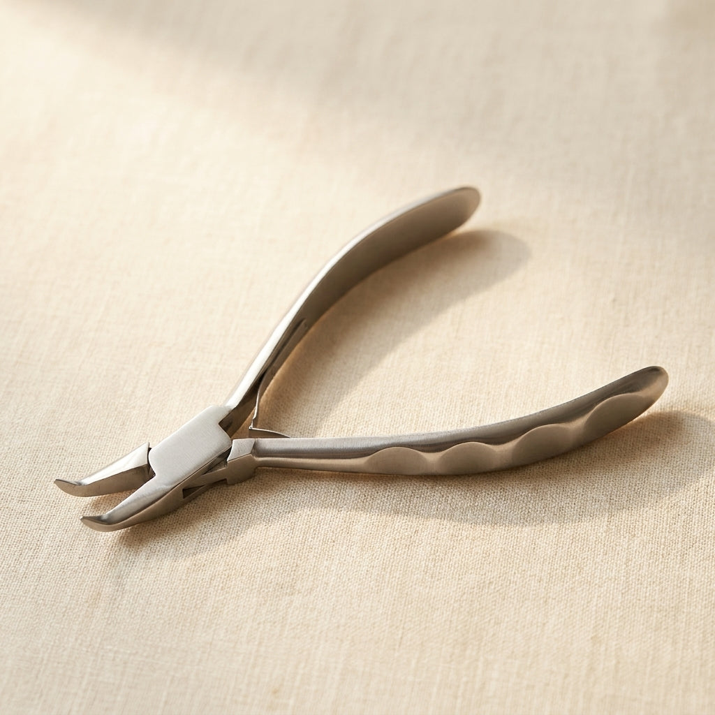 Design Handle Bent Chain Nose Pliers for Jewellery Making, Polished Stainless Steel, 5.5 Inch, Wire Crafts Tool | Jewellery Making Tools | Toolsmith Ltd UK