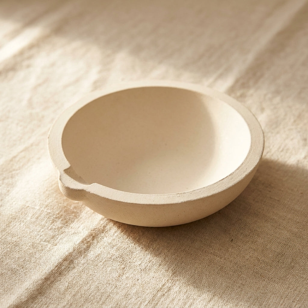 Ceramic Crucible Dish, Fused Silica Material, 3.5 Inch, for Melting Gold Silver Copper | Jewellery Making Tools | Toolsmith Ltd UK