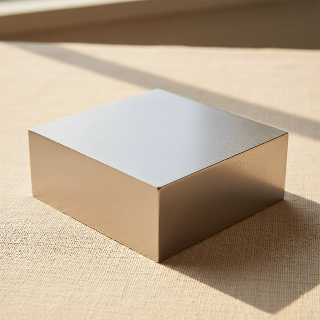 Solid Steel Doming Bench Block Anvil, Hardened Square, 2"X 2"X 3/4" (5.08cm x 5.08cm x 1.91cm) | Jewellery Making Tools | Toolsmith Ltd UK
